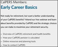 CalPERS webinar